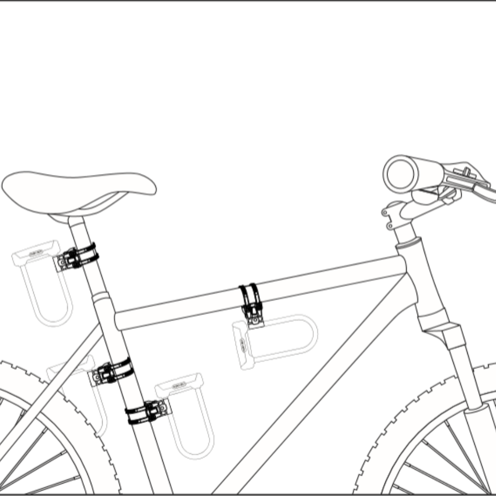 U lock mounting bracket online